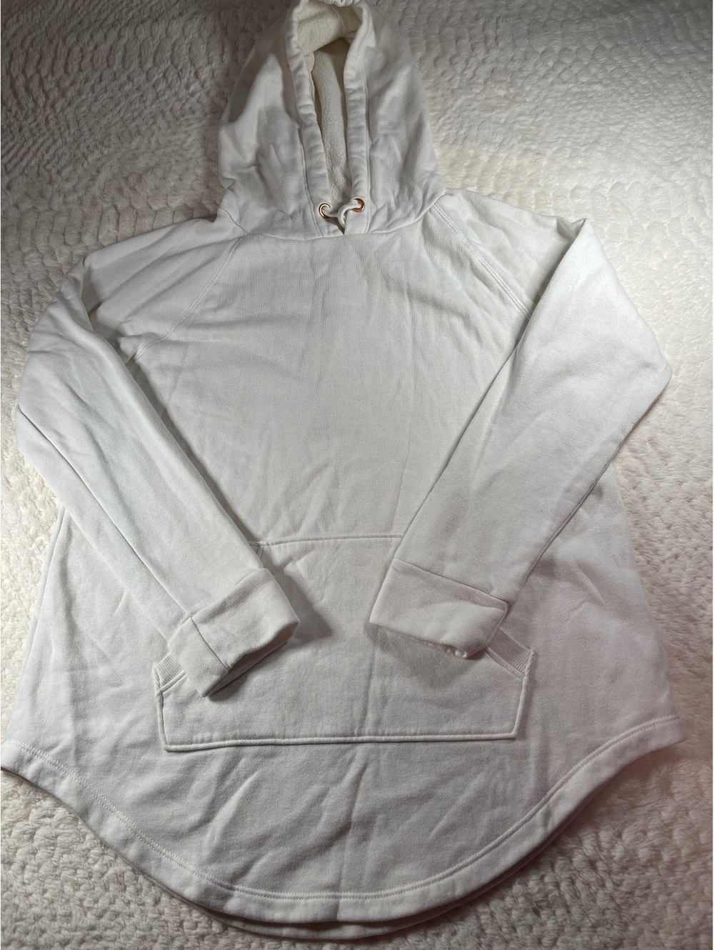 Xersion Women's Small White Hooded Pullover Sweatshirt